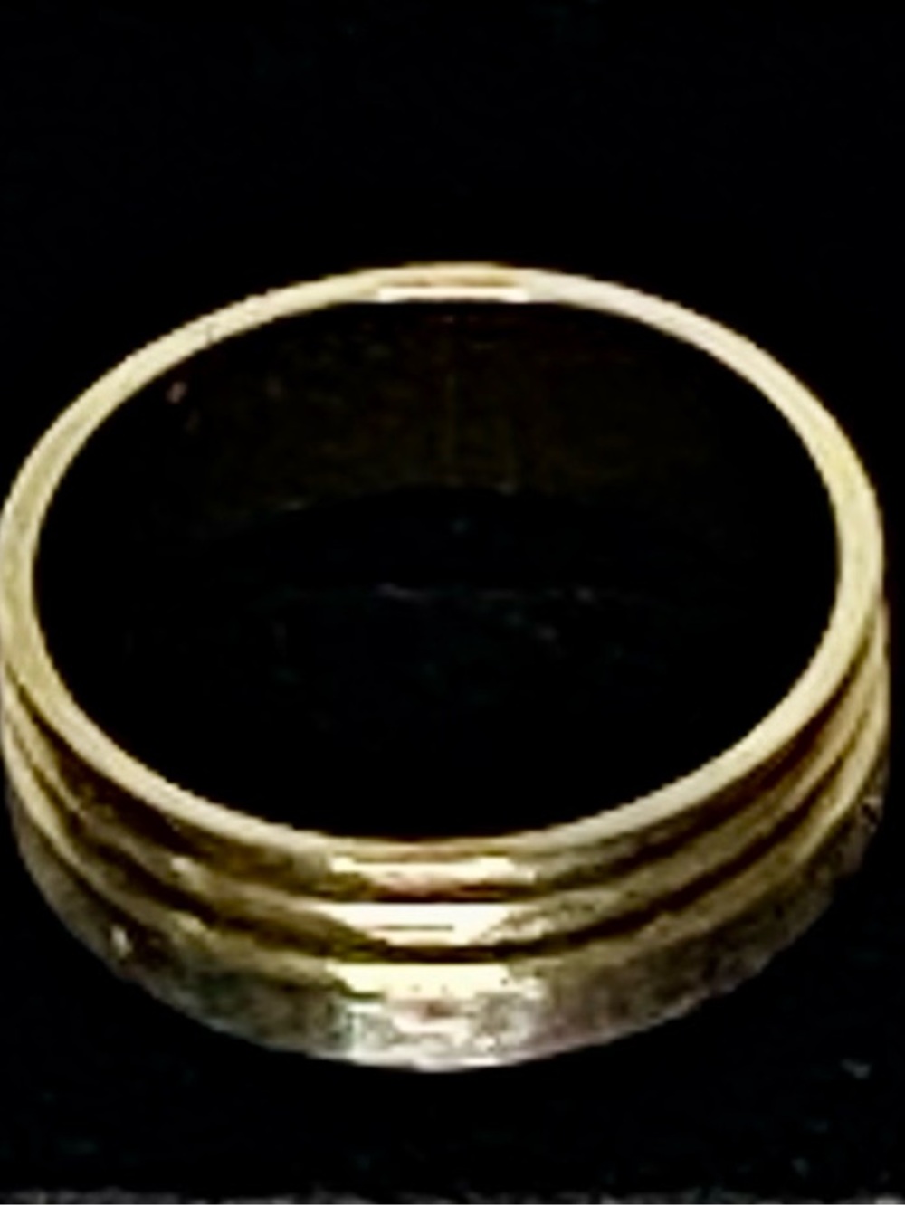 Gold-Tone Stacked Band Ring - Elegant men Jewelry
